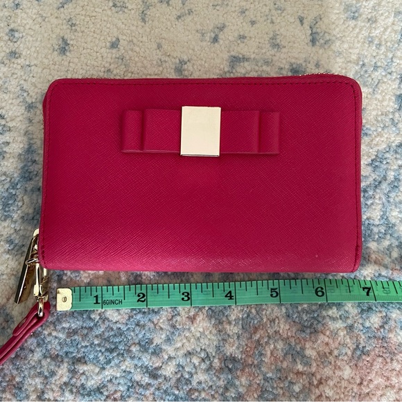 Danier Pink Leather Wristlet Wallet - Picture 7 of 10